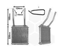 VAN WEZEL 37006132 Heater matrix
