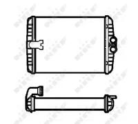 NRF Heater Core 53552 - Interior Heat Exchanger for Mercedes-Benz C-Class/CLK (W202/S202/C208/A208)
