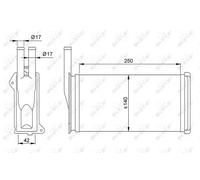 NRF 58638 Heater matrix