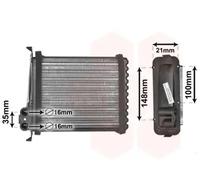 Heater core Mechanically jointed cooling fins 59006085 VAN WEZEL for VOLVO S70