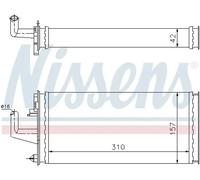 Nissens Heater Core 71807 - Mechanically Jointed Cooling Fins - LHD - for IVECO