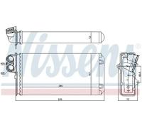 NISSENS 72937 Heater matrix