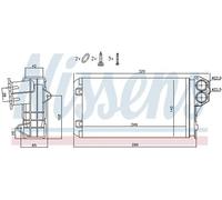 NISSENS 72941 Heater matrix