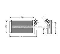 PRASCO CN6129 Heater matrix