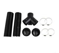 Heater Ducting Set with 75mm Y Branch, Warm Air Outlet and Hose Clip for Diesel Air Heater Systems by, Propex, and