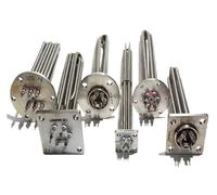 HEATER Electric Water Heating Element Big Flange SS304 SS316 Heater TEN Resistance For Dishwasher 9KW 12KW 15KW