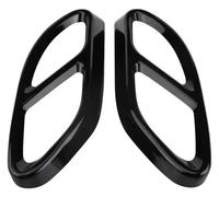 heater exhaust pipe For M&ercedes C E Class W205 Coupe W246 W212 W213 2 Pcs Exhaust Pipe Tip Cover Black Stainless Steel Car End Pipes