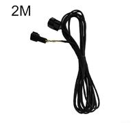 Heater Extension Cable, 2m 4m LCD Screen Wiring Harness with Remote Temperature Control for 12V Diesel Parking Heater 2kW 5kW 8kW System(2m)