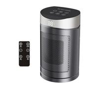 Heater Fan - Portable Desk Fan with 6 Adjustable Modes - Mini Electric Heating with Overheating and Tip-Over Protection for Bedroom, Home, Office