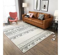Heater for bedroom,Large Moroccan Rug Heater, Graphene Electric Heater Rug, Timed Temperature Control Infrared Floor Heated Rug, Smart Space Heater, for Kitchen Living Room Bedroom