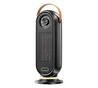 Heater for Home 1500W Portable Electric Heater Quiet PTC Ceramic Heat 45° Oscillating for Powerful Wind for Bedroom Office Home Easy to Use(Black)