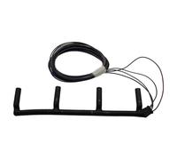 Heater Glow Plugs Compatible With Skoda For Fabia 2005 2006 2007 2008 2009 2010 Vehicl Heating Glow Plug 7148600000 Wiring Harness Kit(4PCS)(Wiring)