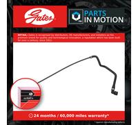 Heater Hose fits BMW 530 E60, E61 3.0 04 to 10 Coolant Gates 17127521775 Quality