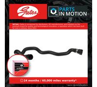 Gates 02-1751 Heater Hose Black EPDM Fits BMW 5 Series 1996-2003 11531438634