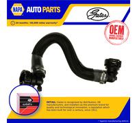 Heater Hose fits PEUGEOT 2008 MK1 1.4D 2013 on 8HR(DV4C) Coolant Gates 6466VV