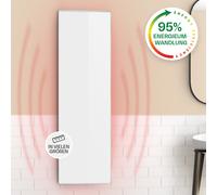 Heater Infrared Heating Panel Indoor Thermostat Space Wall Mount 300 W White