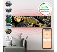 Heater Infrared Heating Panel Indoor Thermostat Space Wall Mount Timer App 350 W