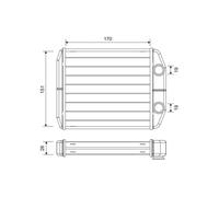 VALEO 811582 Heater matrix