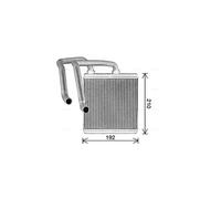 Heater Matrix DN6476 AVA Heat Exchanger Interior Heating 27140BR12B 27140BR12C