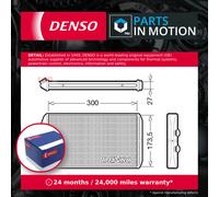 Heater Matrix DRR12008 Denso Exchanger Interior 42569370 Top Quality Guaranteed