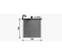 Heater Matrix Fits VW Audi Skoda Q3 TT Ibiza Golf Octavia 13-23
