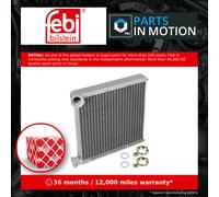 Heater core 108187 FEBI BILSTEIN for SEAT VW AUDI SKODA