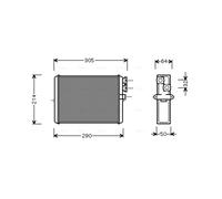 PRASCO VOA6110 Heater matrix