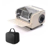 Heater Patio Heaters Propane Heater Outdoor 1200W Made of Stainless Steel Removable Heat-insulating Shelf Includes Handle and Storage Bag 15.5 * 13 * 17cm
