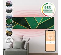 Heater Space Infrared Heating Panel Indoor Thermostat Wall Mount 350 W 120x30cm