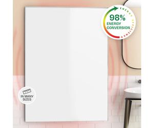 Heater Space Infrared Heating Panel Indoor Thermostat Wall Mount 960 W White