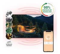 Heater Space Infrared Heating Panel Indoor Thermostat Wall Mount App Remote 700W