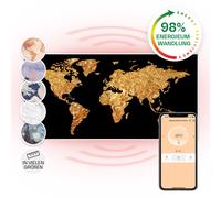 Heater Space Infrared Heating Panel Indoor Thermostat Wall Mount App Remote 700W