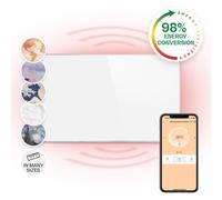 Heater Space Infrared Heating Panel Indoor Thermostat Wall Mount WiFi 600W White