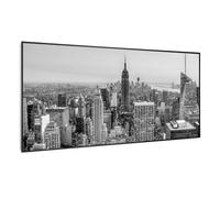 Heater Space Infrared Heating Panel Thermostat Wall Mounted App 120x60 cm 700 W