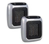 Heatflash Heater, Heatflash Plug in Ceramic Heater with Remote Control, Portable Space Heat Flash Heaters, Small Wall Room Heaters, Rapid Heating in 3 Seconds, 12 Hour Timing(2PCS)