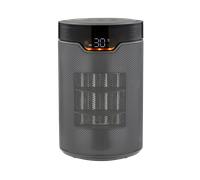 Morphy Richards HeatFlux Digital Ceramic Tower Fan Heater, Remote Control, Compact, 20m2 Coverage, Oscillation, Timer Function, Auto Switch off, Touch Panel Design, Low Noise, 2kw, Grey, 825402