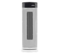 Morphy Richards HeatFlux Digital Ceramic Tower Fan Heater, Remote Control, Compact, 20m2 Coverage, Oscillation, Timer Function, Auto Switch off, Touch Panel Design, Low Noise, 2kw, White, 825401