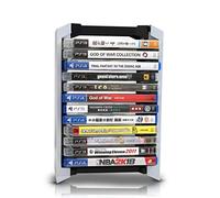 HEATFUN PS5 Game Stand, Hard and Sturdy Storage Tower Compatible with PS4/PS5/Xbox series games - Up to 12 Games