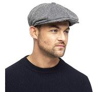 HeatGuard Men?s Thermal Lined Baker Boy Flat Cap (M/L)