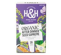 Heath & Heather - Organic After Dinner Seed Supreme Tea with Fennel, Coriander & Fenugr luten-Free Digestive Blend • Naturally Caffeine-Free • Vegan • 20 Tea Bags