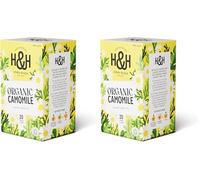 Heath & Heather - Organic Camomile Tea • Gentle Floral Infusion • Naturally Caffeine-Free • Vegan • Soothing & Calming Wellness Tea • 20 Tea Bags (Pack of 2)