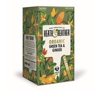 Heath & Heather Organic Green Tea & Ginger - 20 Teabags