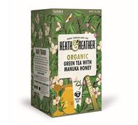 Heath & Heather Organic Green Tea & Manuka - 20 Teabags