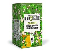 Heath & Heather Organic Green Tea & Manuka Honey (Pack of 3)