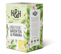 Heath & Heather - Organic Green Tea with Manuka Honey • Delicate Antioxidant-Rich Blend with a Touch of Sweetness • Natural Wellness Support • Vegan • 20 Tea Bags