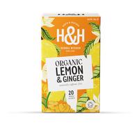 Heath & Heather Organic Lemon & Ginger 20 Tea Bags