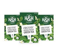 Heath & Heather - Organic Matcha Green Tea Bags - 3 Pack Gift Set | Organic Matcha Green Tea • Japanese Green Tea • Antioxidant Tea Bags • 3 Pack