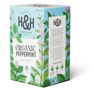 Heath & Heather - Organic Peppermint Tea • Crisp Herbal Infusion for Digestive Comfort • Naturally Caffeine-Free • Vegan • Invigorating Mint Wellness • 20 Tea Bags