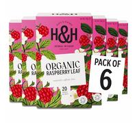 Heath & Heather - Organic Raspberry Leaf Tea • Gentle Leaf Infusion for Wellness & Balance • Caffeine-Free • Vegan • Herbal Feminine Support • Multipack 6 x 20 Boxes (120 Tea Bags)