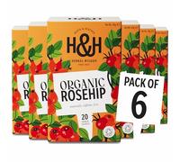 Heath & Heather • Organic Rosehip Tea • 6 x 20 Boxes (120 Bags)
